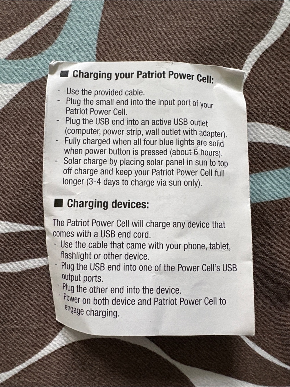 Solar charging device. - Picture 2 of 4